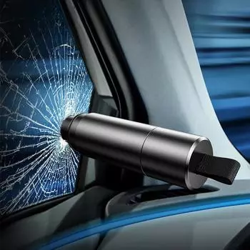 1 шт. Автомобильный молоток безопасности, аварийный стеклоподъемник, резак для ремней безопасности, спасательный аварийный инструмент для автомобиля