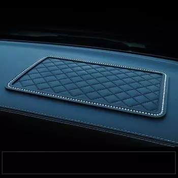 1 шт. Автомобильный противоскользящий коврик Автомобильный противоскользящий коврик для мобильного телефона Автомобильные украшения Коврик из перьев Алмазный противоскользящий коврик Принадлежности