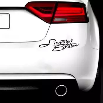 1 шт., автомобильный стиль, ограниченный тираж, наклейка, забавная, автомобильная наклейка, значок, наклейка, наклейки для декора мотоцикла, автомобильные внешние аксессуары чёрный