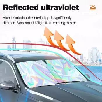 1 шт. Автомобильный тент на лобовое стекло, автомобильный передний тент, усовершенствованный автоматический зонт, тип зонта для окна автомобиля Q6H6