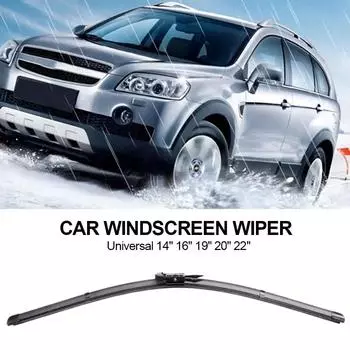 1 шт. Автомобильный универсальный U-образный мягкий резиновый бескаркасный дворник HD тихий прочный автомобильный дворник 16 18 19 21 22 24