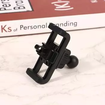 1 шт., автомобильный зажим для воздуховода, крепление 17 мм, шаровая головка, держатель для мобильного телефона в автомобиле, подставка-крючок для воздуховыпускного отверстия для мобильного телефона, кронштейн для GPS