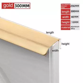 1 шт. аксессуары для дверных ручек шкафа из алюминиевого сплава 150mm