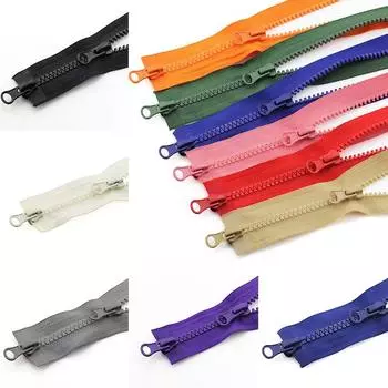 1 шт., аксессуары для одежды, длинная куртка на молнии с открытым концом, спальный мешок на молнии из смолы, двойной слайдер 5 # 100cm красный