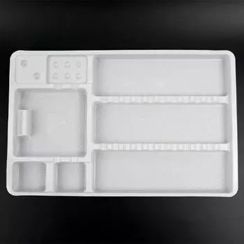 1 шт. аксессуары для перманентного макияжа одноразовые моющиеся ПВХ инструменты для татуировки держатель для лотка органайзер для хранения пигмента стоматологические принадлежности 190*150*15mm