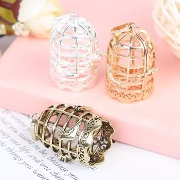 1 шт. Аксессуары для птичьей клетки для кукольного домика бронзовый