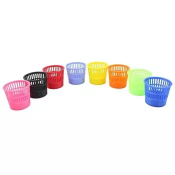 1 шт. аксессуары для самостоятельного изготовления 1/12 кукольный домик миниатюрный мусорный бак мини-модель мебели кукольный домик мусорное ведро жизненная сцена украшение синий