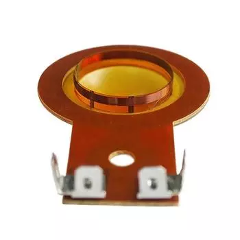 1 шт. аксессуары для самостоятельного изготовления 25,4 мм рупорная высокочастотная пленка с кронштейном смоляная мембрана головка привода твитер звуковая катушка звуковая пленка зуммер