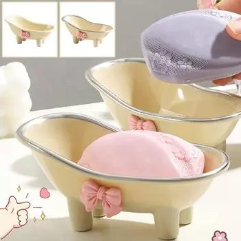 1 шт. Аксессуары для ванной комнаты Креативная мыльница для ванны Экономящая пространство мыльница для ванной Столешницы для ванной Симпатичные серебряный