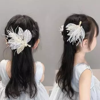 1 шт. аксессуары для волос карты ежедневные фотосессии перьевые заколки для волос фея свадебные аксессуары для волос головной убор для девочек подиум