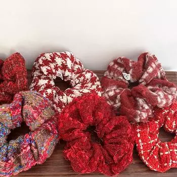 1 шт. аксессуары модная шпилька для волос New Tide круг для волос высококачественная новогодняя праздничная шерстяная повязка на голову