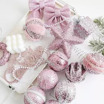 1 шт., аксессуары на год, украшение для рождественской елки, подвесные шары, блестящий кулон в виде шара, украшение для домашней вечеринки