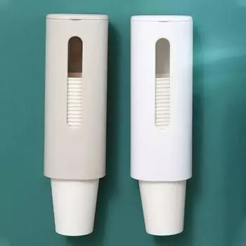 1 шт., экстрактор для бумажных стаканчиков, легкая одноразовая подставка для стаканов для домашнего офиса и кухни, диспенсер для стаканов с водой белый