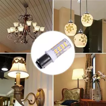 1 шт. BA15d двухконтактная байонетная светодиодная лампа кукурузы 220 В для швейной машины Pfaff Singer Privilege Bernina WHITE