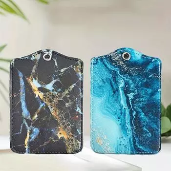 1 шт. Багажные бирки Посадочные талоны Бирки для багажа на самолет Кожаные наборы удостоверений личности Наборы карт Бирки для идентификации багажа чёрный