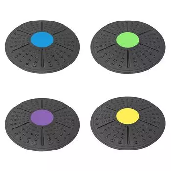 1 шт., балансировочная доска для йоги, дисковые круглые пластины, педаль для фитнес-тренировок, сенсорная балансировочная доска для сенсорной реабилитации жёлтый