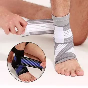 1 шт., бандаж для поддержки лодыжки для мужчин, женщин, регулируемый дышащий компрессионный бандаж для поддержки лодыжки, идеальный рукав для лодыжки при подошвенном фасциите