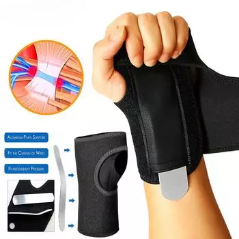 1 шт., бандаж на запястье с туннелем запястья, ночная поддержка, шина для запястья, стабилизатор руки и бинты для облегчения боли при синдроме канала запястья