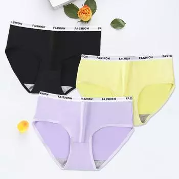 1 шт. бант дышащие большие размеры удобные женские трусики нижнее белье средняя талия нижнее белье трусы M
