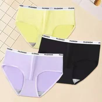 1 шт. бант дышащие большие размеры удобные женские трусики нижнее белье средняя талия нижнее белье трусы M