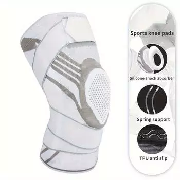 1 шт., баскетбольные наколенники, мужские защитные мениски для бега, женские спортивные летние тонкие леггинсы до колена, оборудование L