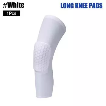1 шт. баскетбольный волейбольный наколенник сотовая пена поддержка компрессионный рукав для ног наколенник поддержка спортивное фитнес оборудование XS