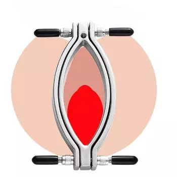 1 шт. БДСМ бондаж флирт секс-игрушки из регулируемой нержавеющей стали зажим для клитора и половых губ для взрослых игры для открывания влагалища стимулятор One Set