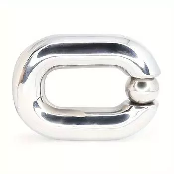 1 шт. БДСМ мужское яйцо-ограничитель, нержавеющая сталь мошонка, ограничитель для упражнений, мужское БДСМ секс-ограничение, секс-игрушка