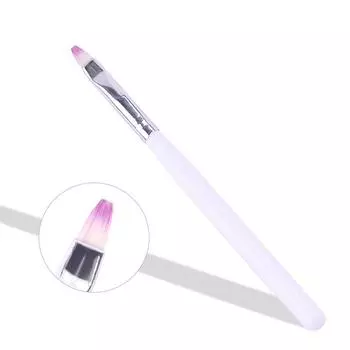 1 шт., белая ручка для дизайна ногтей, кисточка для рисования узоров, акриловый УФ-гель, наращивание, наращивание, ручка для рисования, инструмент для маникюра своими руками