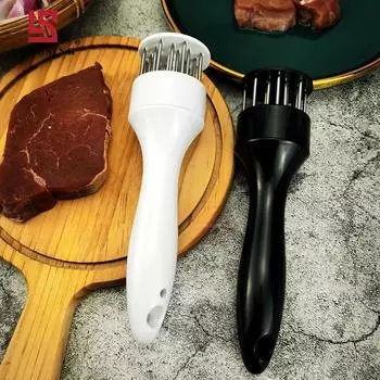 1 шт., белая ручная игла для домашнего использования для нежного мяса со сломанными сухожилиями, свиная отбивная, куриная отбивная, куриные крылышки, игла для мяса, молоток