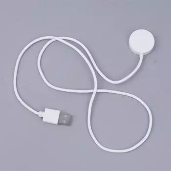 1 шт. Белое зарядное устройство для часов, зарядные кабели, USB-зарядное устройство, магнитное беспроводное зарядное устройство