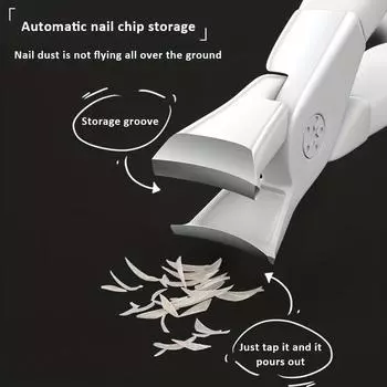 1 шт., белые необычные новые дизайнерские кусачки для ногтей с защитой от брызг, толстые жесткие кусачки для ногтей, большие бытовые кусачки для ногтей красный