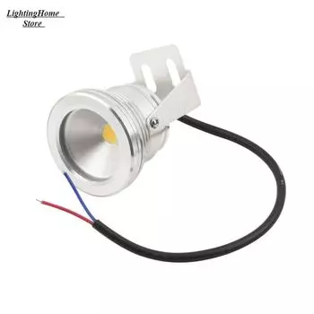 1 шт. белый цвет чехол 10 Вт светодиодный прожектор для бассейна водонепроницаемый светильник точечный светильник 12 В уличный рождественский подарок Прямая поставка белый