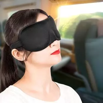 1 шт. беруши для отдыха стереоскопическая губка маска для глаз сна 3D магия дышащая черная мягкая
