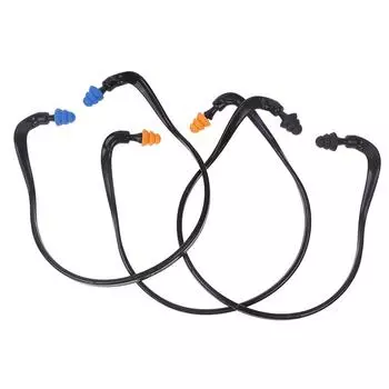 1 шт., беруши для сна и работы, шумоподавление, мягкие силиконовые наушники с креплением на голове, защитные наушники против шума разноцветный