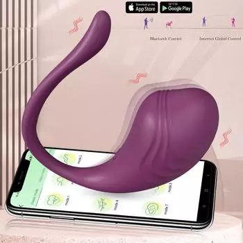1 шт., беспроводное приложение с управлением, вибрирующее яйцо, фаллоимитатор для точки G, вагинальный массажер, клиторальные вибраторы для женщин, секс-игрушки для взрослых