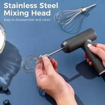 1 шт. беспроводной электрический венчик для взбивания сливок, ручной миксер для смешивания, выпекания тортов, автоматический портативный 3-скоростной венчик для взбивания яиц