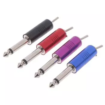 1 шт., беспроводной переключатель, вилка, машина для татуировки, блок питания, педаль, автоматический инструмент фиолетовый