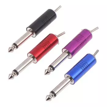 1 шт., беспроводной переключатель, вилка, машина для татуировки, блок питания, педаль, автоматический инструмент фиолетовый