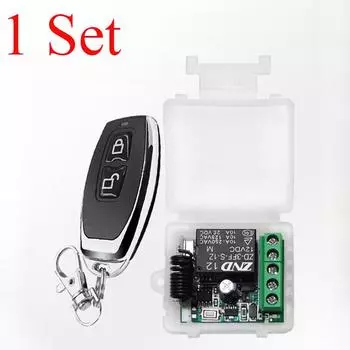 1 шт. беспроводной пульт дистанционного управления, релейный модуль, приемник, пульт дистанционного управления для светодиодной лампы двери