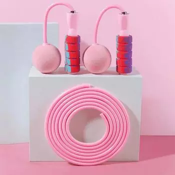 1 шт беспроводной скакалки регулируемый беспроводной скакалки мяч тренажер для фитнеса домашний тренажер кроссфит противоскользящая ручка унисекс оборудование