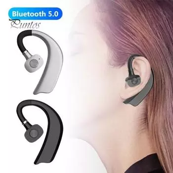 1 шт. Беспроводные наушники-вкладыши с Bluetooth-совместимостью 5.0, гарнитура для бизнеса без помощи рук чёрный