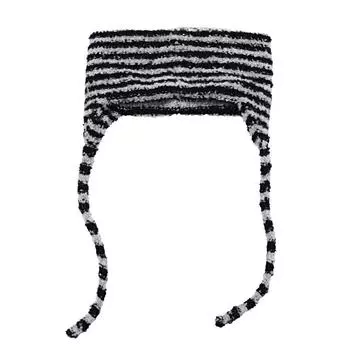 1 шт., без верхней крышки, повязка на голову, спортивная повязка на голову для спорта на открытом воздухе, шерстяная шапка, защита ушей, полосатая вязаная