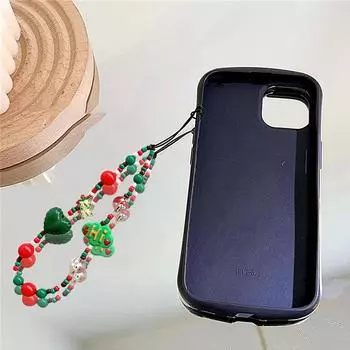 1 шт. бисерные аксессуары милый брелок для ключей мужчина девушка рождественская цепочка для телефона ювелирные изделия кулон анти-потеряшка акриловый подарок