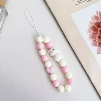 1 шт. бисерный шнурок для мобильного телефона, подвесные украшения для мобильного телефона с защитой от потери и падения