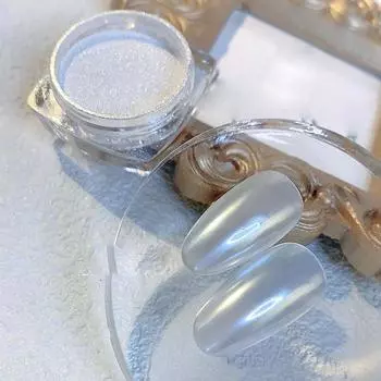 1 шт. блестящая пудра для ногтей, блестящие хлопья для ногтей, зеркальный или хлопьевидный эффект, сияющие пудры, 3D-украшение для ногтей 1PC