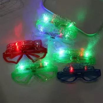 1 шт. блестящие солнцезащитные очки в форме сердца 2025 года, реквизит для фотосъемки на тему 2025 года, украшения для рождественской тематической вечеринки A8