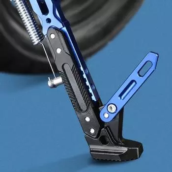 1 шт., боковая подставка для ног для электромотоцикла, аксессуары для мотоциклов, подставка для парковки, кронштейн для мотоцикла с ЧПУ, регулируемая подставка для ног красный