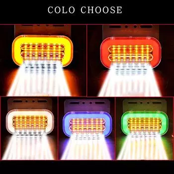 1 шт. Боковой фонарь для грузовика 24 В водонепроницаемый супер яркий светодиодный световой направляющий водный боковой фонарь