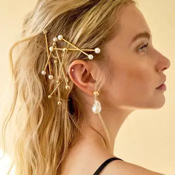 1 шт. боковой зажим простой жемчужный зажим милые свадебные аксессуары для волос модная сломанная заколка для волос подарок подружке невесты женский секс